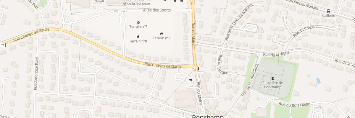 Plan du 4 Rue Charles de Gaulle à Bonchamp-lès-Laval