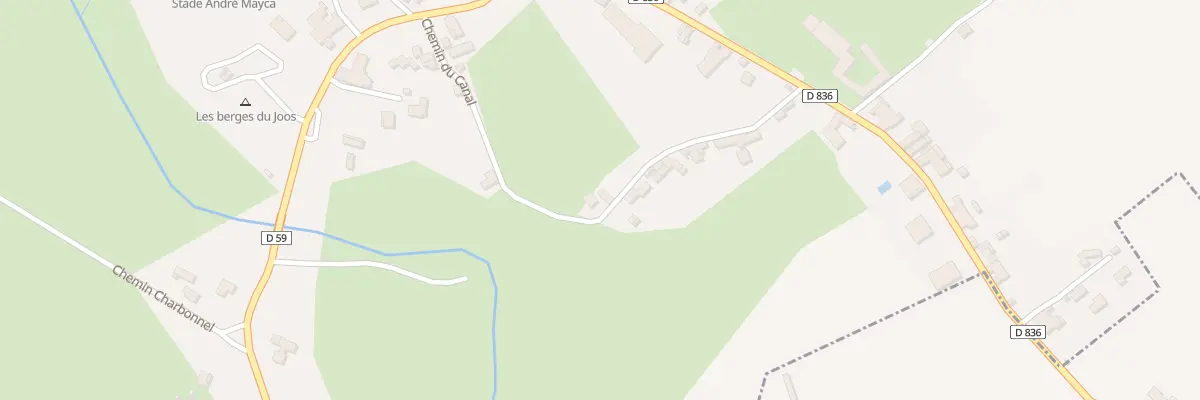 Plan de Che du Canal à Saint-Goin