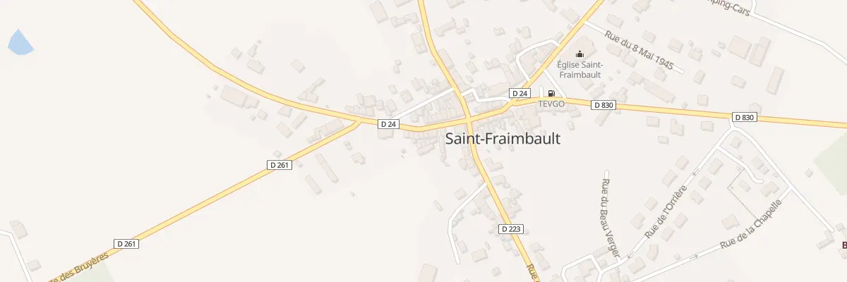 Plan du 23 Rue de l’Abbé Jolly à Saint-Fraimbault