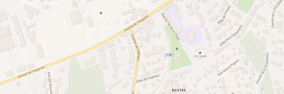 Plan du 4T Che de Pagneau à Mérignac