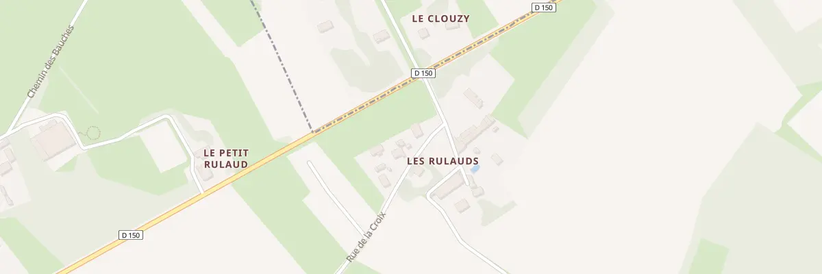 Plan du 2 Che des Rullauds à Pessines