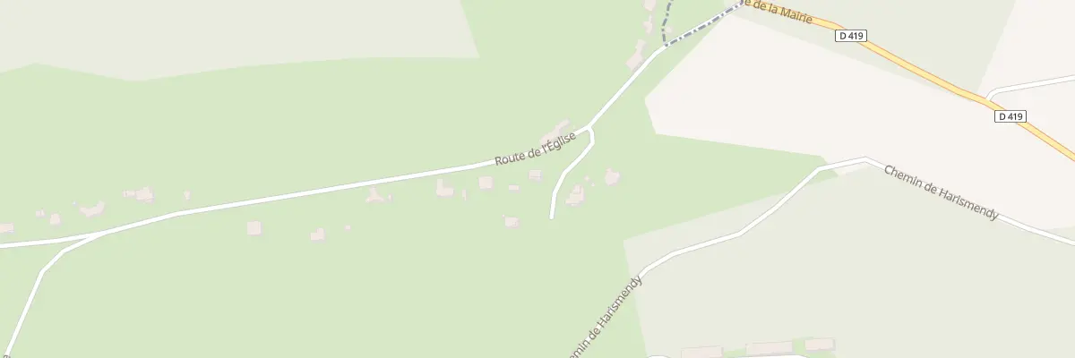 Plan du 2 Che de Cabanné à Ogenne-Camptort