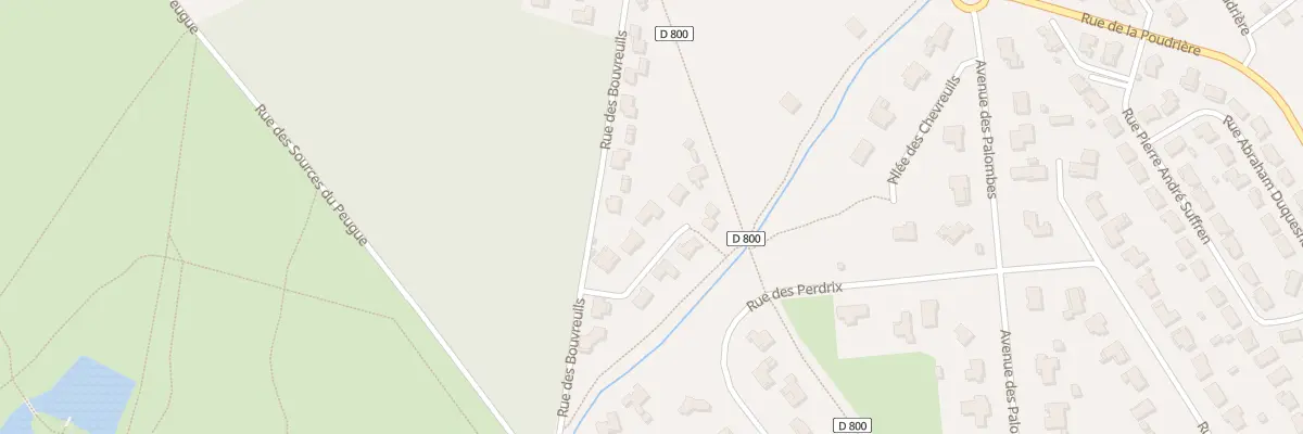 Plan du 5 All des Genêts à Pessac