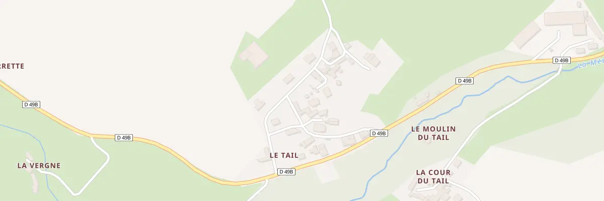 Plan du 10B Le Tail - Tardiere à Terval