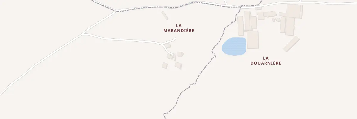 Plan du 2 La Marandiere à Montravers