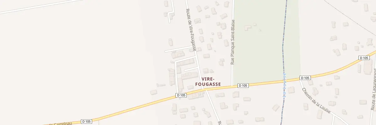 Plan du 2 Pl de Virefougasse à Soussans