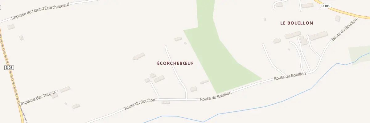 Plan du 2 Imp d’Ecorcheboeuf - Lassy à Terres de Druance