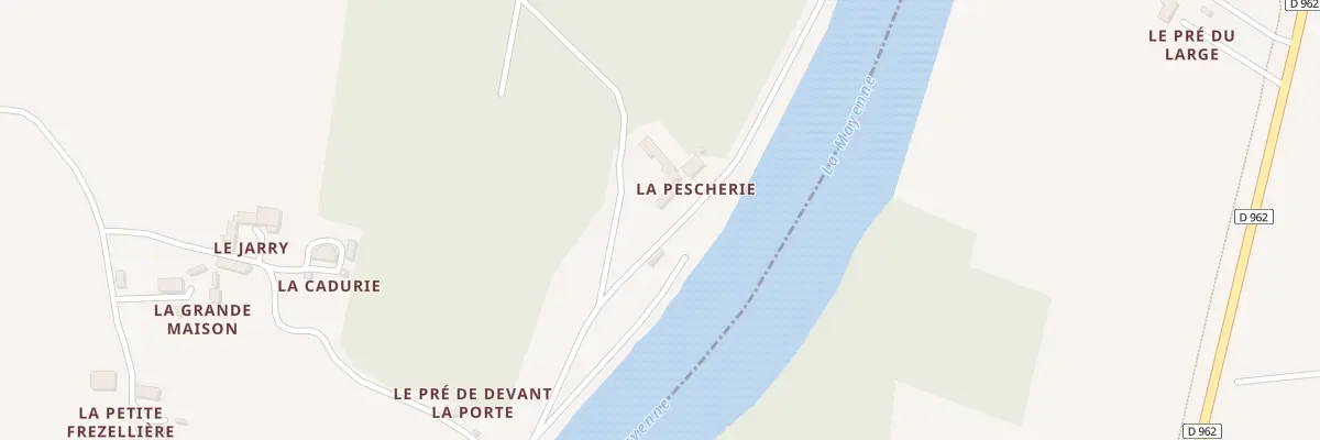 Plan du 4 La Pescherie à La Roche-Neuville