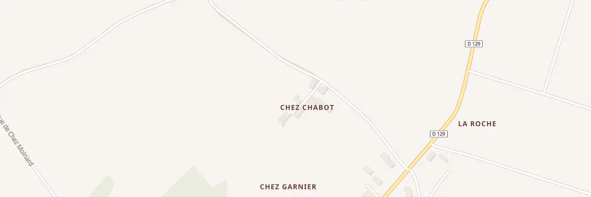 Plan du 1 Rue de Chez Chabot à Rioux