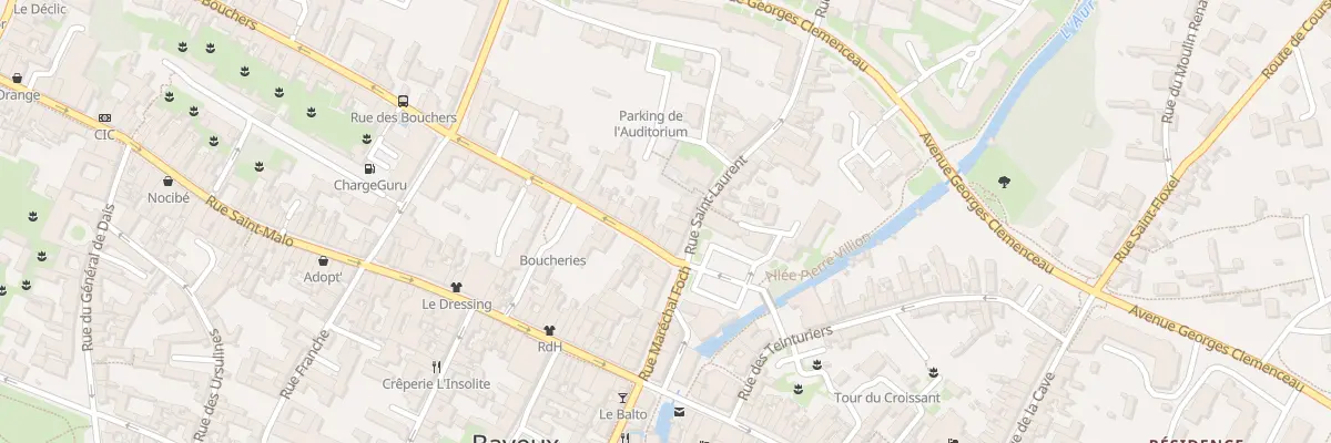 Plan du 6 Rue des Bouchers à Bayeux