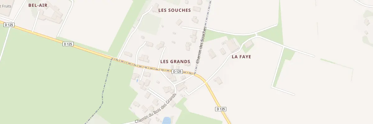 Plan du 1 Che des Souches à Pessines