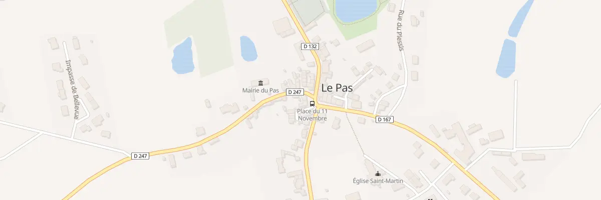 Plan du 8 Pl du 11 Novembre au Pas