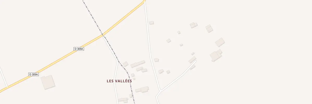 Plan du 1 Les Haies à Moncy