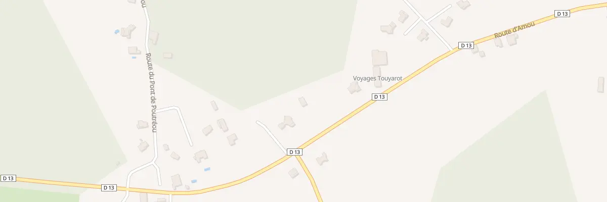Plan du 1898 Rte d’Amou à Nassiet