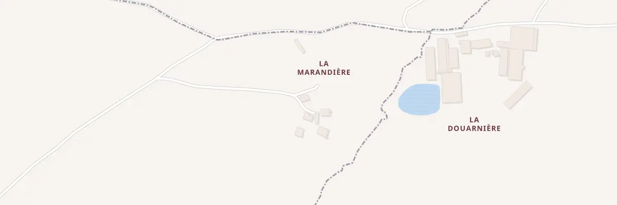Plan du 1 La Marandiere à Montravers