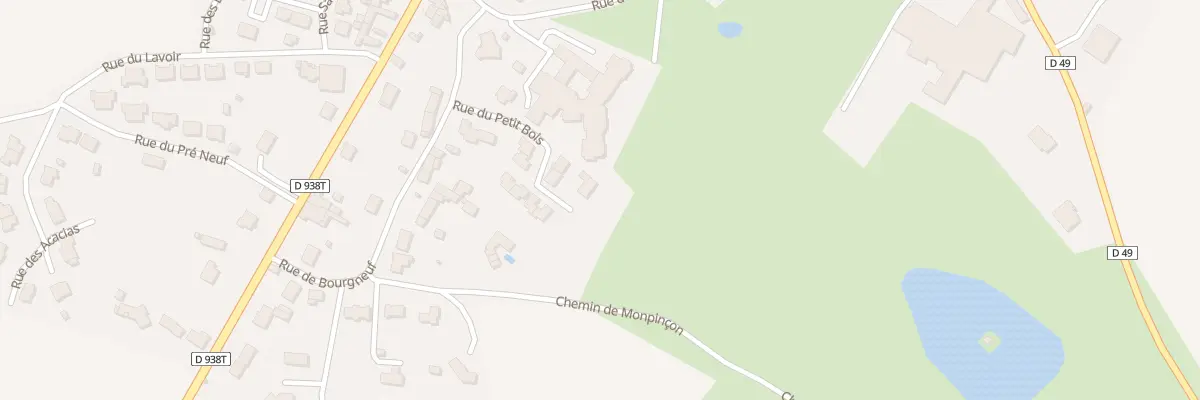 Plan du 9 Rue du petit bois à Saint-Pierre-du-Chemin