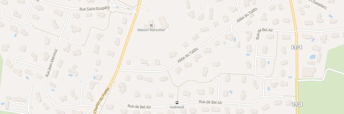 Plan du 7 All du Taillis à Bonchamp-lès-Laval