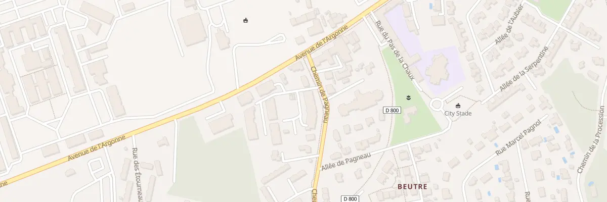 Plan du 5 Che de Pagneau à Mérignac