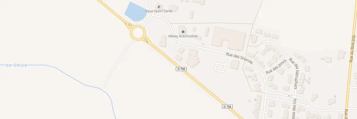 Plan du 5510 Vc Za des Sources (Melay) à Chemillé-en-Anjou