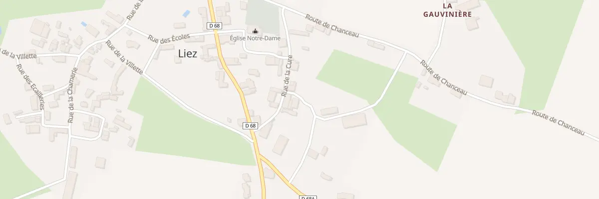Plan du 6 Rue de la cure à Liez