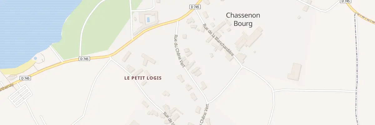 Plan du 7 Rue du chêne vert à Xanton-Chassenon