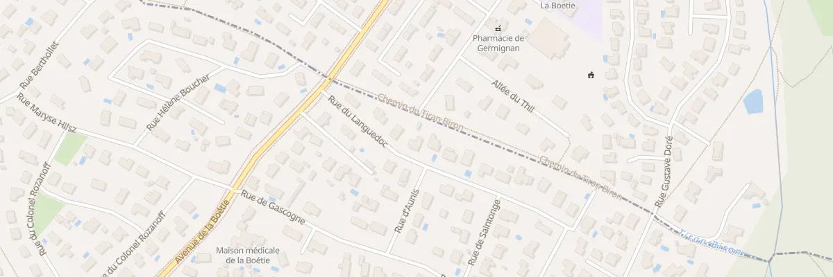 Plan du 12 Rue Languedoc à Saint-Médard-en-Jalles