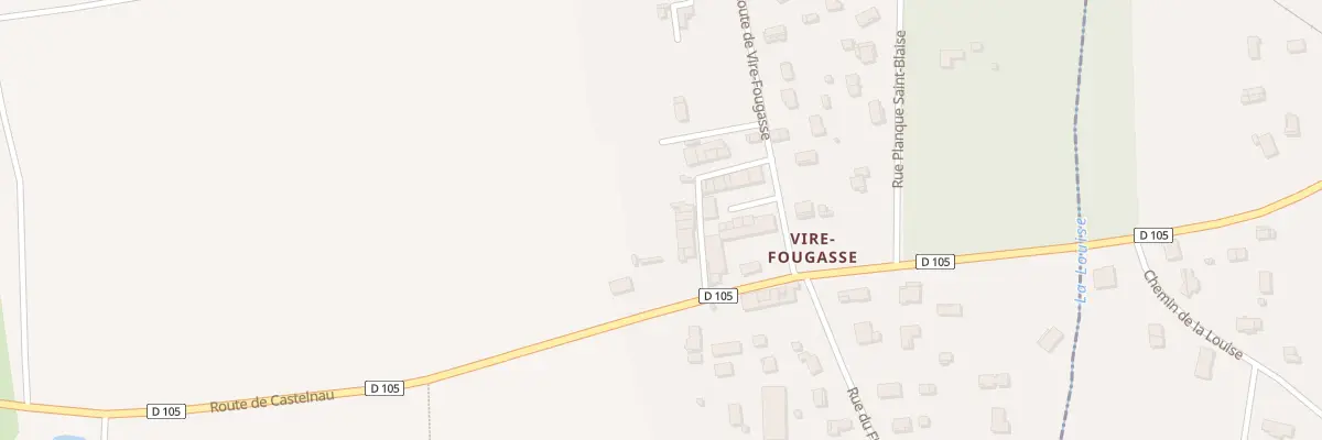 Plan du 10 Pas de Virefougasse à Soussans