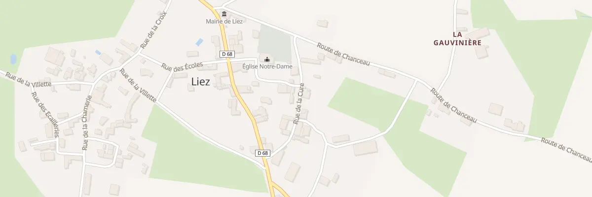 Plan du 3 Rue de la cure à Liez