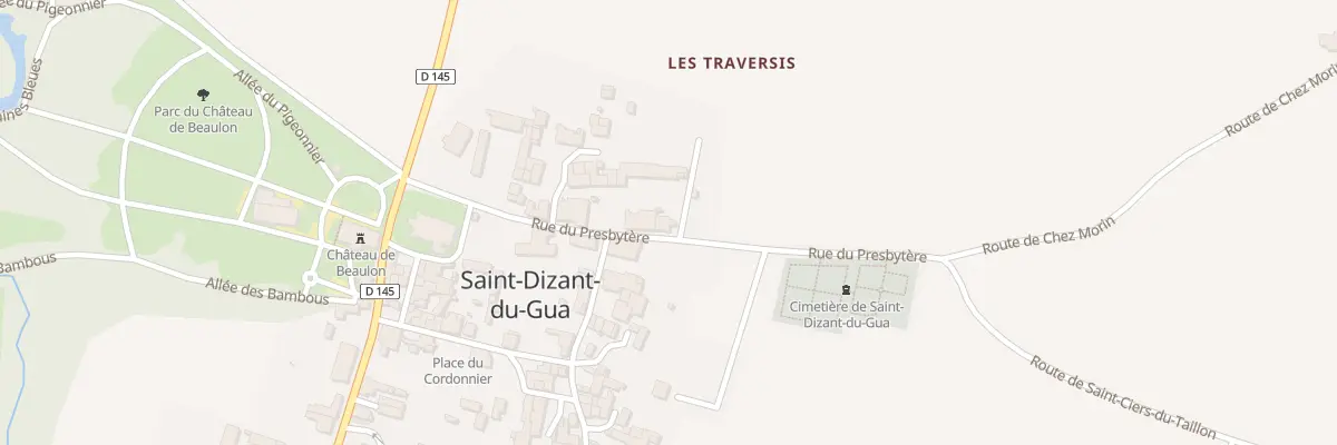 Plan du 17 Rue du Presbytère à Saint-Dizant-du-Gua