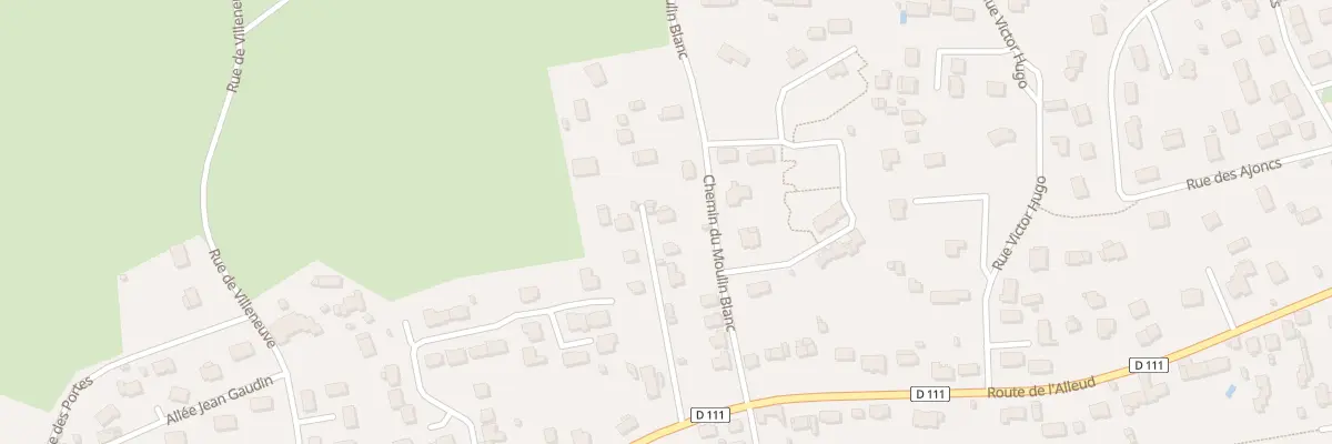 Plan du 145 All de la Cité Bellevue à La Possonnière