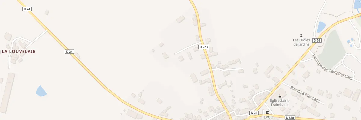 Plan du 5045 Rue de la Briquetterie à Saint-Fraimbault