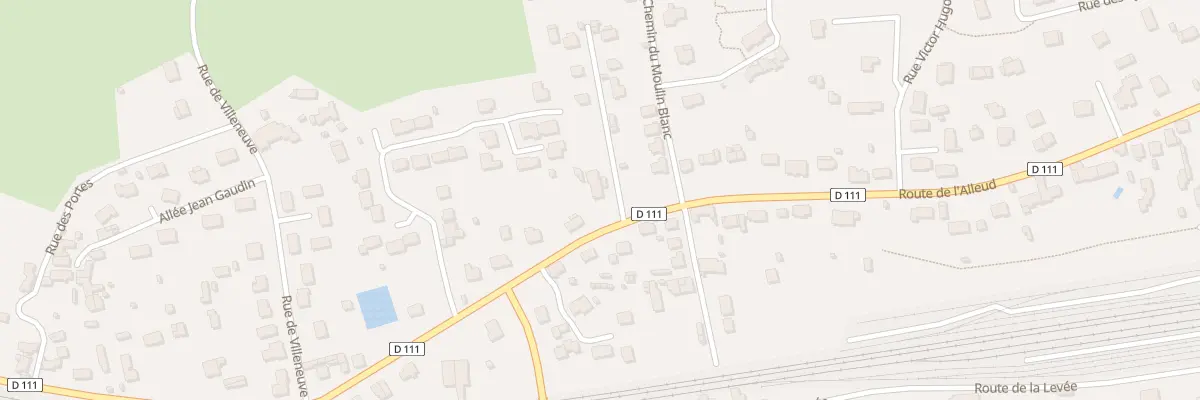Plan du 27 Rte de l’Alleud à La Possonnière