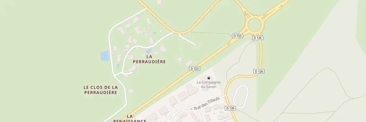 Plan du 1 Rue de la Perraudière à Saint-Martin-du-Fouilloux