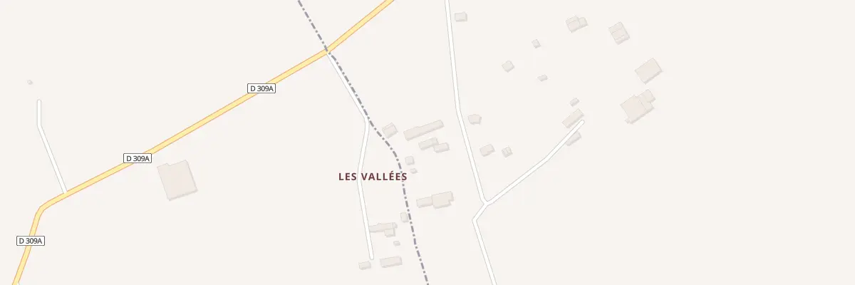 Plan du 88 La Vallee à Moncy
