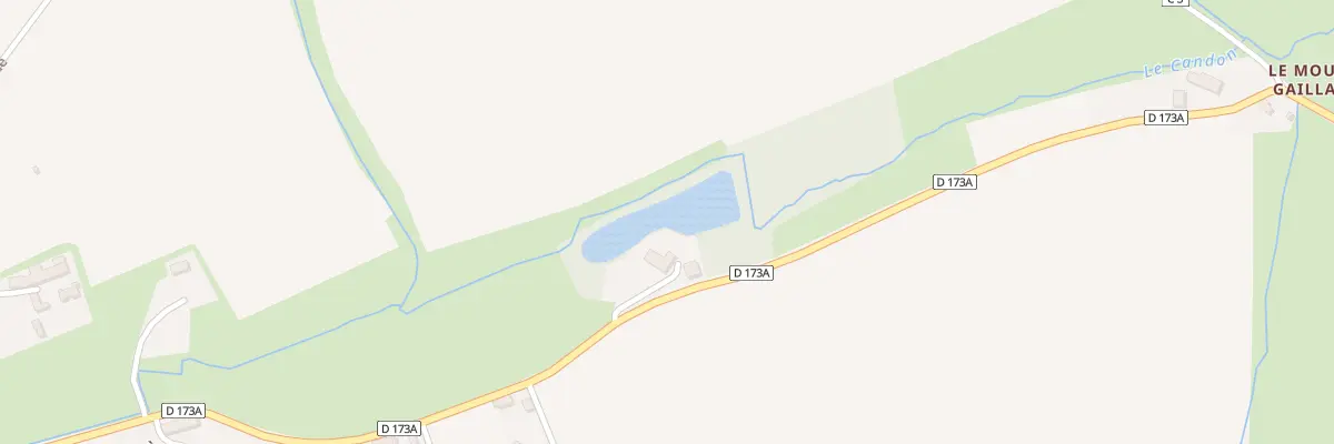 Plan du 3 Rte du Moulin Gailland - Ectot à Aurseulles