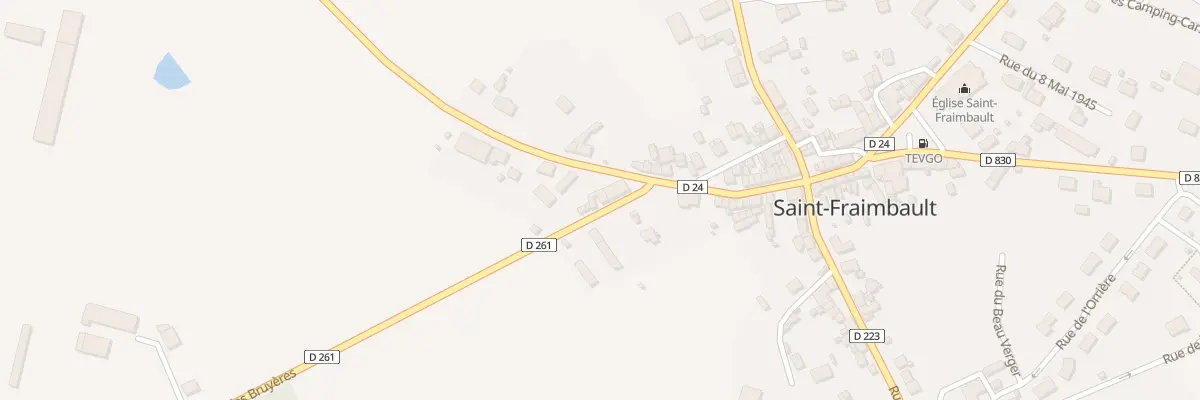 Plan du 154 Rue de la Libération à Saint-Fraimbault