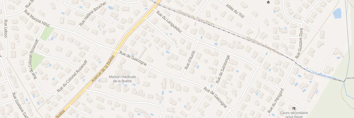 Plan du 5 Rue d’Aunis à Saint-Médard-en-Jalles
