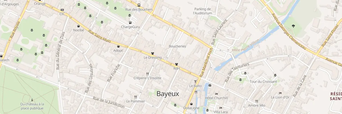 Plan du 30 Rue Saint-Martin à Bayeux
