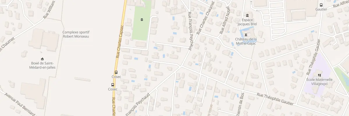 Plan du 37T Rue François Peychaud à Saint-Médard-en-Jalles