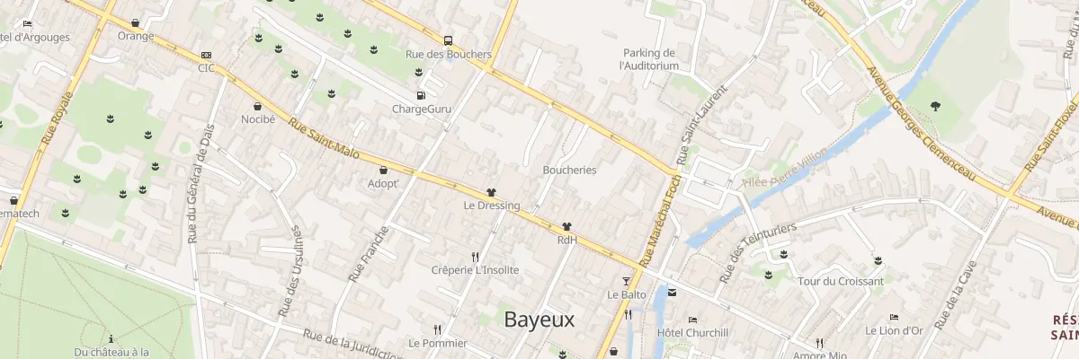 Plan du 32B Rue Saint-Martin à Bayeux