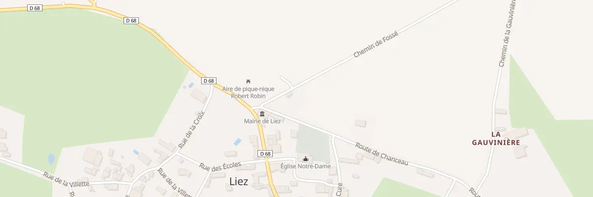 Plan du 2 Che de Fosse à Liez