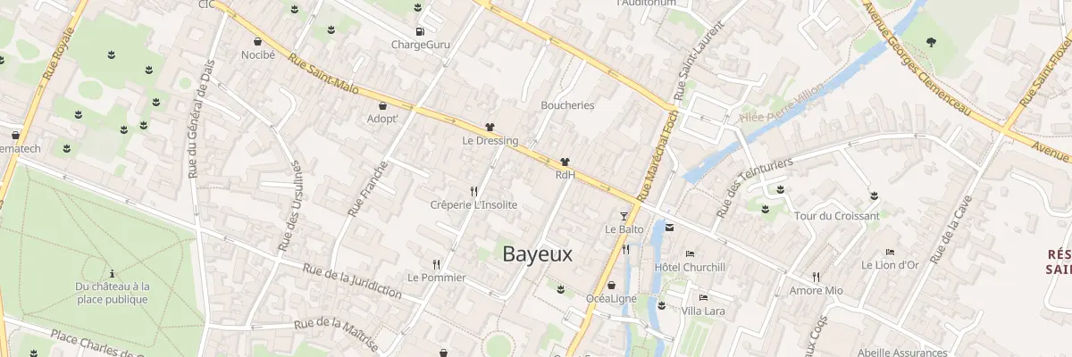 Plan du 35 Rue Saint-Martin à Bayeux