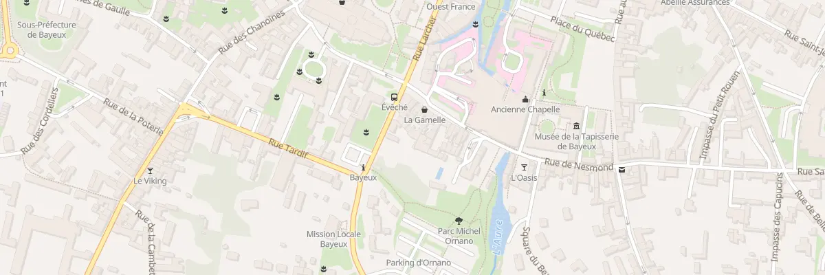 Plan du 55 Rue Larcher à Bayeux