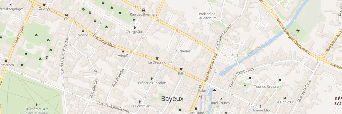 Plan du 32 Rue Saint-Martin à Bayeux