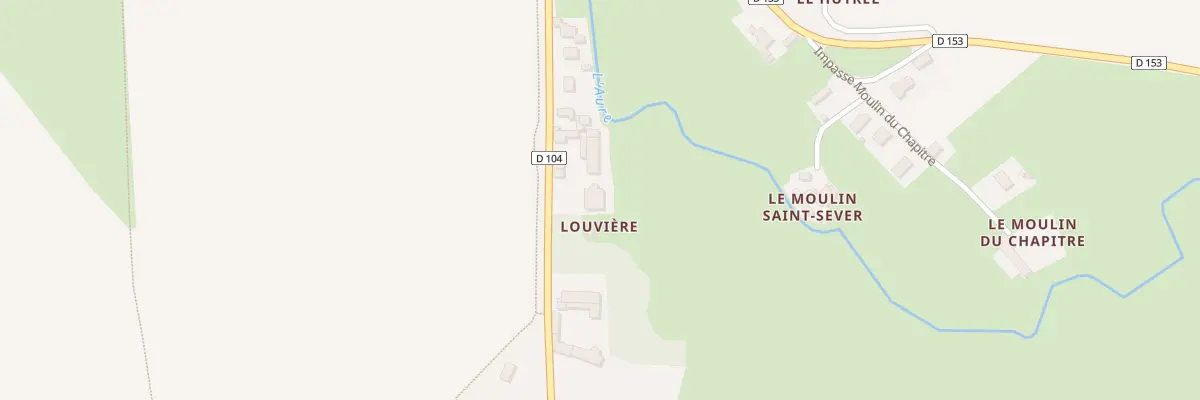 Plan du 13A La Louviere à Vaux-sur-Aure