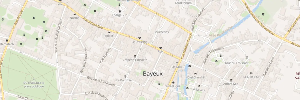 Plan du 37 Rue Saint-Martin à Bayeux