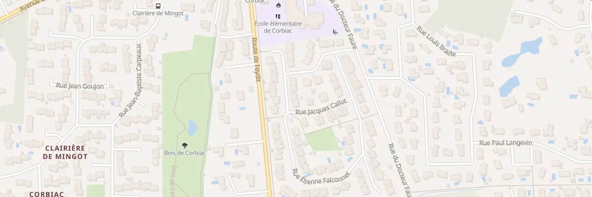 Plan du 22 Rue Etienne Falconnet à Saint-Médard-en-Jalles