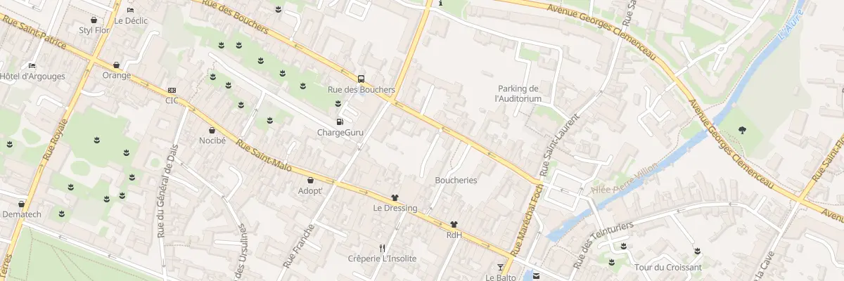 Plan du 15 Rue des Bouchers à Bayeux