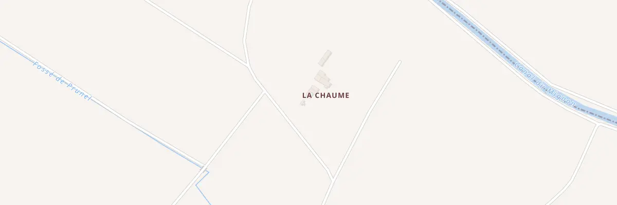 Plan du 1 La Chaume à Cram-Chaban