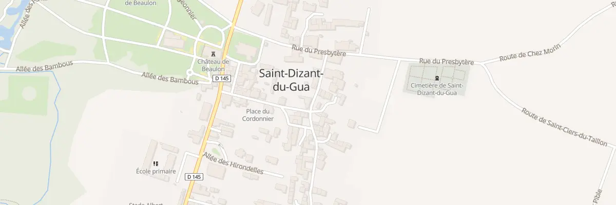 Plan du 17 Rue de la Poste à Saint-Dizant-du-Gua